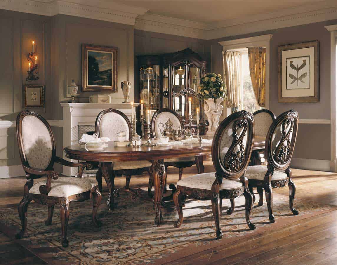 American Drew Jessica McClintock Home Romance Renaissance Dining Set