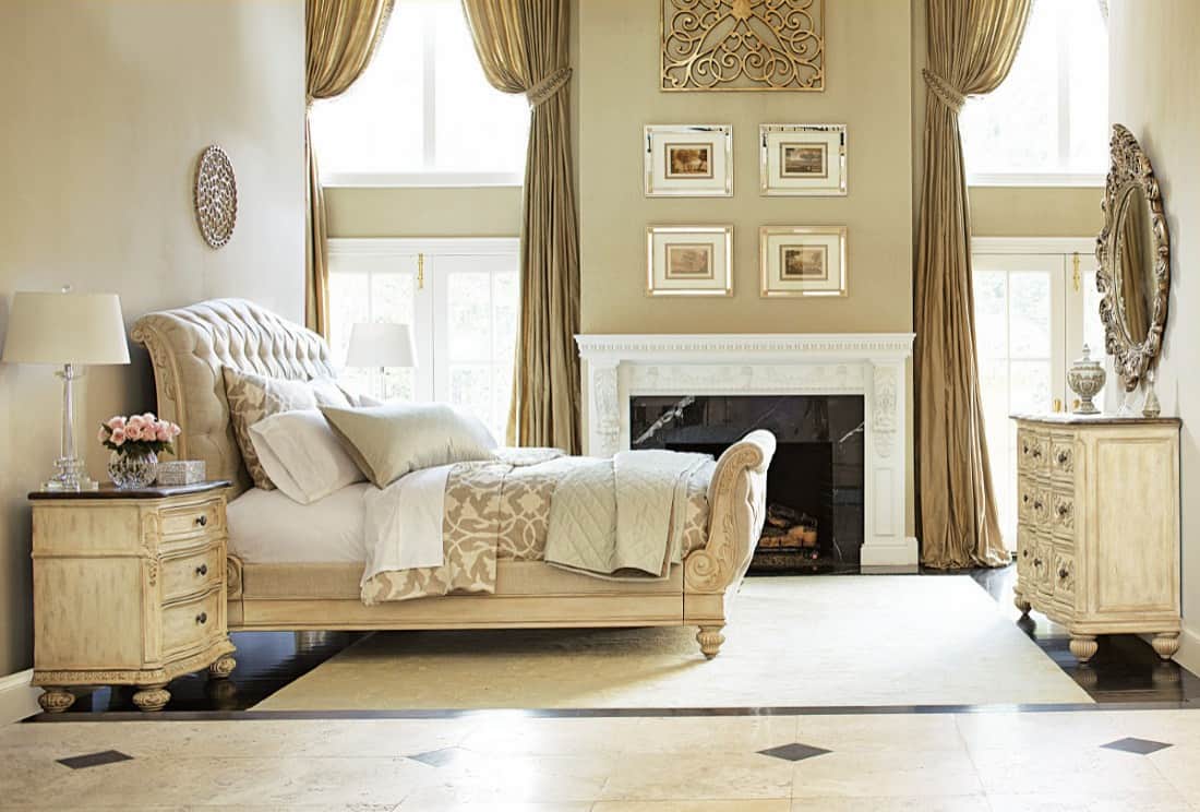 American Drew Jessica McClintock Boutique Collection Sleigh Bedroom Set