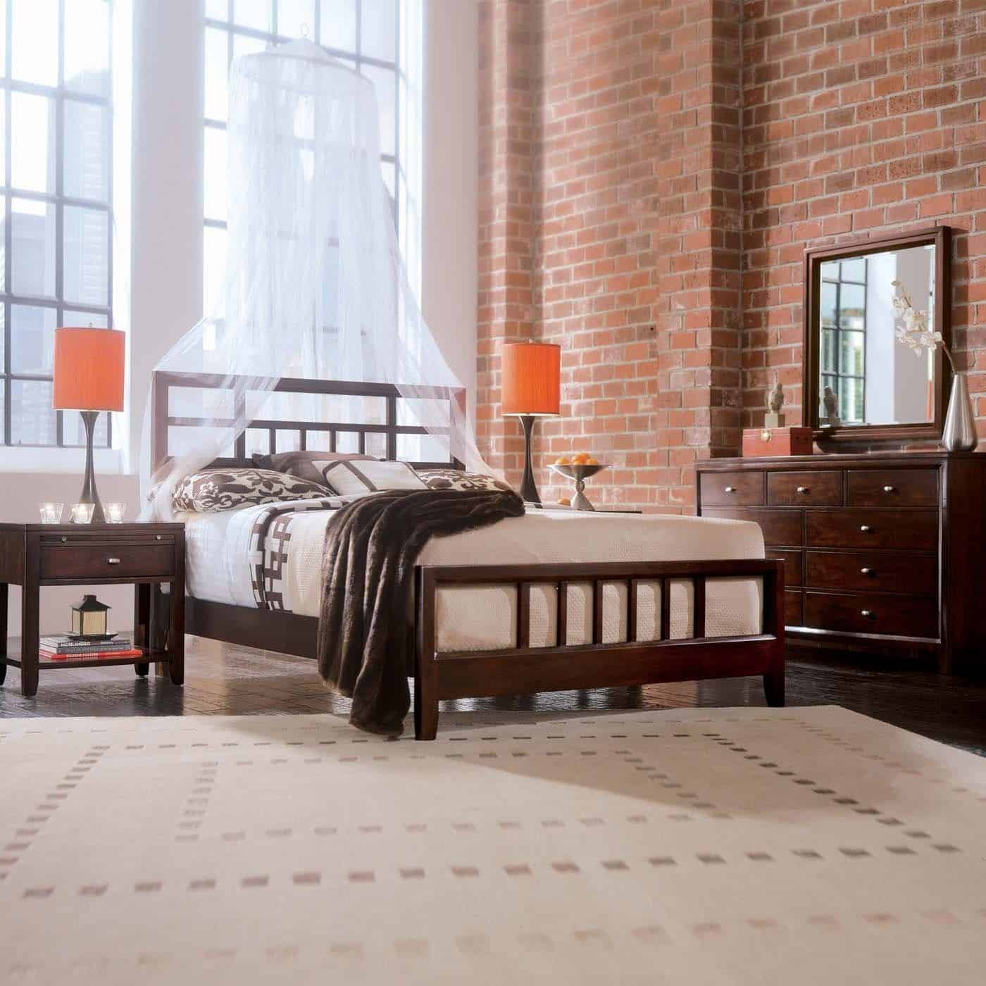 American Drew Tribecca Slat Bedroom Set